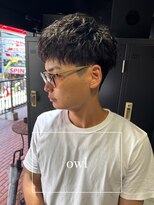 アウル 心斎橋(owl)&nbsp;スパイキーショート/ダウンバングショート/メンズカット/パーマ