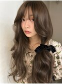 ☆ブリーチなしダブルカラー オリーブ オリーブベージュ