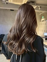 エリマ 武蔵小杉(elima) 武蔵小杉ロングスタイル秋冬透明感カラーアッシュベージュ