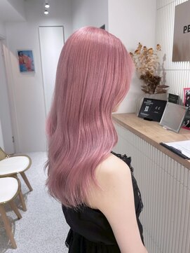 ベレーザ 渋谷神南(Beleza) 16226ブリーチ＆ダブルカラー渋谷ローズブラウンモーヴピンク