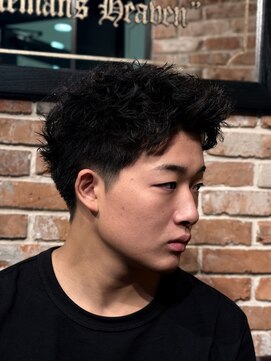 ヒロギンザ 仙台本店(HIRO GINZA) ツーブロ　アップバング　ピンパーマ