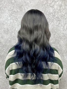 ミニム ヘアー(minim hair) 【minim×しゅんと】くすみグレー×ネイビー