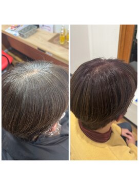 ヘアカラーサロンシンプル 多治見店 根元染めA（2cm以内）