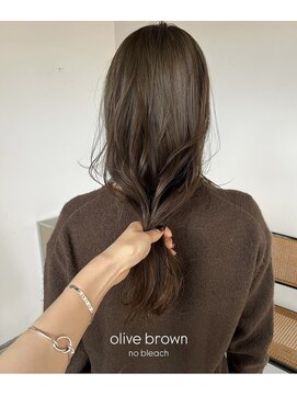 ロールアップスリーブス(ROLL UP SLEEVES) オリーブブラウン / ブリーチなし