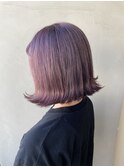 【毛利】パープルボブ
