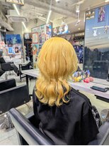 トーキョー オタクヘアー(TOKYO OTAKU HAIR) BLEACH 平子真子/推しカラー/アニメブロンド/黄色/ウルフカット