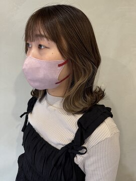 ラーム 宇部高校前店(rame) レイヤースタイル、インナーカラー、髪質改善