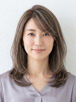 と和×美髪クリニック 巣鴨店 白髪ぼかしハイライトで叶える大人上品ミディアム