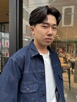 パーク(PAAQ)&nbsp;フェザーパーマニュアンスパーマ毛流れパーマメンズパーマ
