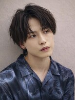 エイド 本店(aid)&nbsp;束感コンマバングショートセンターパートマッシュウルフビジネス