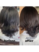 モンド ヘアクリエーション 下荒田店(monde hair creation) 【monde】before × after × 髪質改善UP