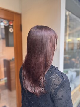 リビーチ ヘア リゾート 赤羽(Rebeach HAIR RESORT) ブリーチなし艶感ラベンダーピンクブラウン