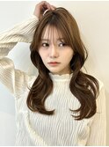 シースルー2way前髪×韓国顔周りカット 【八王子】