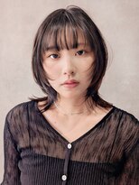 エンクス(enx)&nbsp;ミルクティーブロンド/ダークブルー/デジタルパーマ/鶴ヶ峰HK
