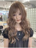 モカベージュヘーゼルグレージュマロンブラウンハッシュレイヤー