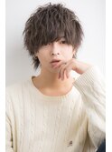 ツイスパ☆ソフトツーブロックコンマヘアショートレイヤー