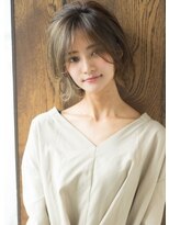 エル(LE)&nbsp;【LE】フォギーベージュネオウルフショートボブ