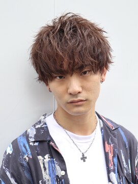 コンフィデンス メンズヘアー(confidence MEN'S HAIR) ソフトスパイラル　無造作マッシュ