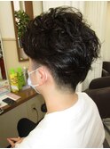 【見附・今町】＃アップバング＃パーマ＃刈り上げ