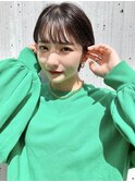☆大人可愛い丸みショート 暗髪 黒髪