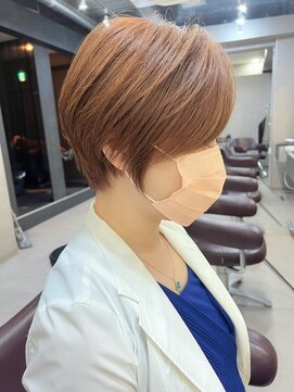 フラッグ ヘアー 天神西通り店(Flag HAIR) 大人ショート☆イルミナカラー