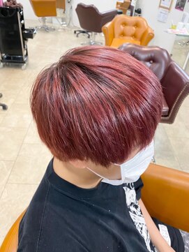 レガ(le ga) ブリーチ1回→レッド