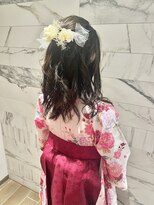 ネオリーブギンザ 銀座店(Neolive GINZA)&nbsp;ハーフアップ　袴に似合う