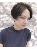 #ハンサムショート#センターパート#大人可愛い