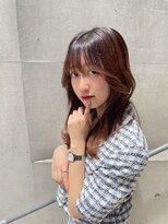 ロンド ストラーダ 心斎橋(Lond strada)&nbsp;マチルダボブ×ピンクベージュ［髪質改善/縮毛矯正］