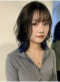 【 無造作ラフパーマ × ブルーアッシュ 】浅野美紀