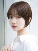 前髪ありショートベージュカラー【AIN.表参道】小田恭平