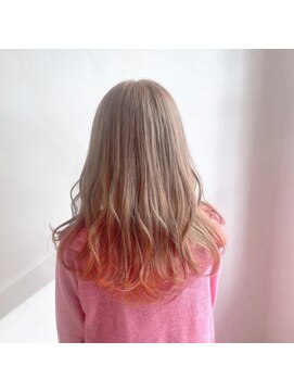 ヘアカラーファクトリー 原口☆オレンジグラデ☆福岡久留米