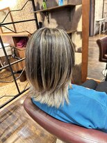 ヘアー クリエイト カルバリ(HAIR CREATE Calbari) バレイヤージュ×ミルクティーベージュ