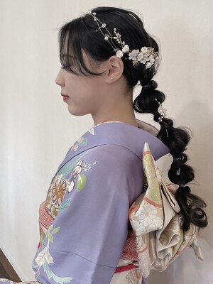 【ヘアセット/メイク/着付け※早朝料金別途】成人式/卒業式/結婚式など特別な日の思い出を演出します♪