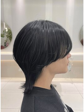 アールプラスヘアサロン(ar+ hair salon) 中性マッシュウルフ