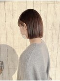 切りっぱなしボブ