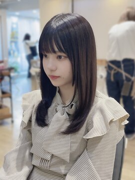 キートスバイガーランド (Kiitos by Garland) ふんわりミディアムツヤ髪ナチュラルストレートヘア