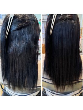 ジップ 緑店(zip) 髪質改善ストレートエステ×50代ツヤ髪リフトアップ