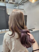 シェイロ(Cielro)&nbsp;ミルクティーグレージュ/ラベンダー/インナーカラー☆suzu☆