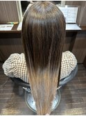 サラサラ髪質改善カラー