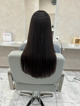 キング 高槻(K!ng) 縮毛矯正髪質改善ハイライトレイヤーカット枚方美容室エクステ