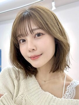 サンド クリア 横浜本店(sand clear) まろやかグレージュレイヤーボブ