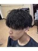 マッシュツイストパーマ