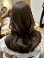 バイオレットジェム(Violet`jem)&nbsp;ロングレイヤーカットココアブラウンブリーチなし　KA96