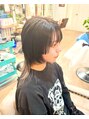 ルーナヘアー(LUNA hair)&nbsp;襟足インナーカラー×ウルフスタイル