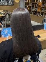 オーガニック ライフ 若葉 鶴ヶ島(organic+life)&nbsp;秋◎ブリーチ1回グレージュ透明感ラベンダーグレージュ