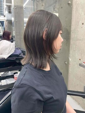 ノエ(noe) 黒髪カタログ/クラゲヘアー/オリーブグレー/栄r32