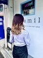 リマイル 西台店(remile)&nbsp;ハイトーンカラー【西台／髪質改善／ハイライト／艶髪】
