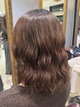 アピッシュ シェリ(apish cherie) ミディアムパーマミックスパーマ伸ばしかけパーマ