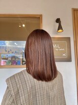 ミルバイラトット(MiL by Latot)&nbsp;うるつやブリーチなしオレンジブラウン♪